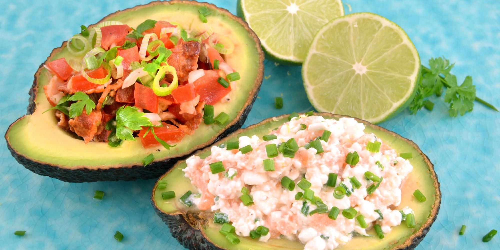 Zweierlei Avocado