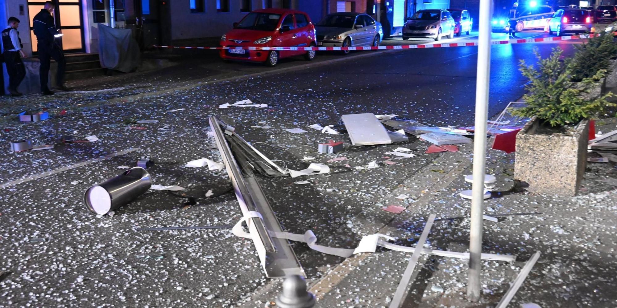 Geldautomat gesprengt