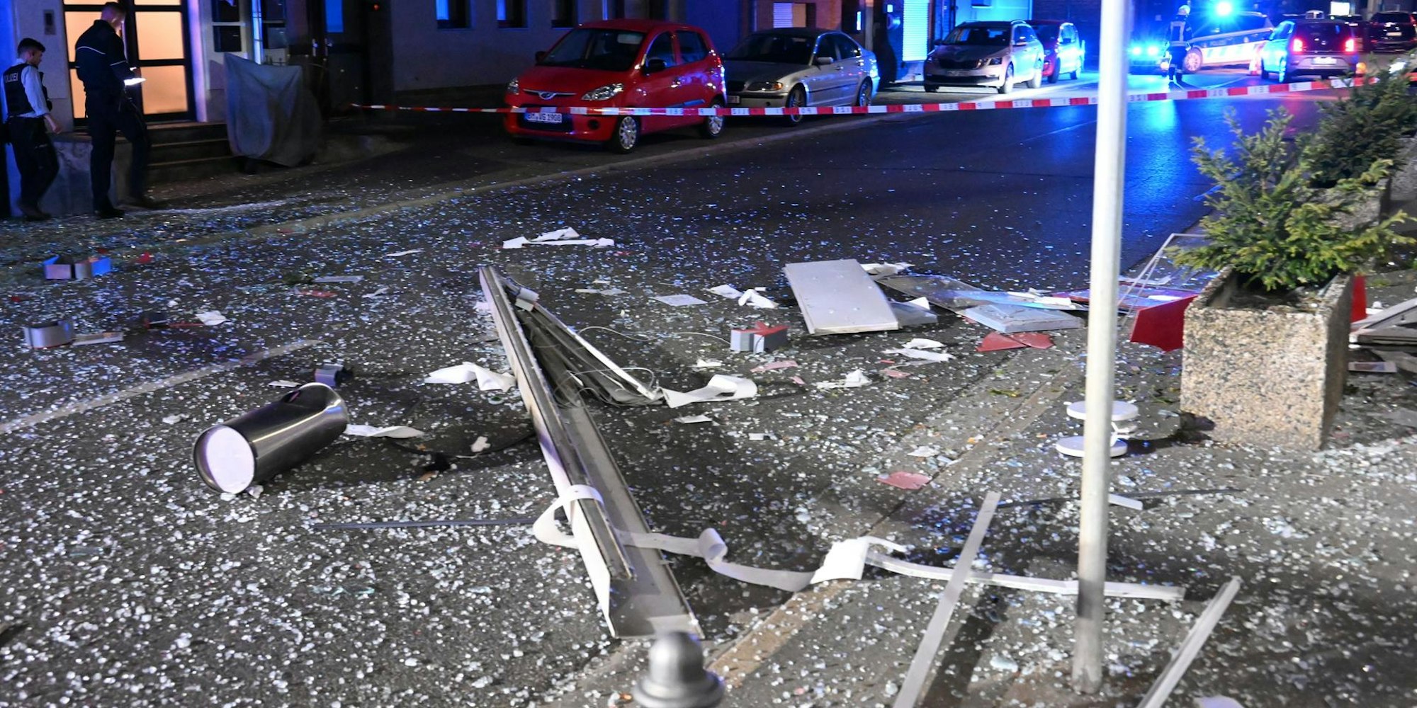 Geldautomat gesprengt