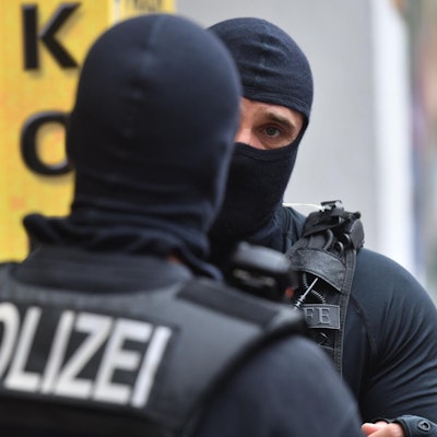 Polizei Sturmhauben dpa