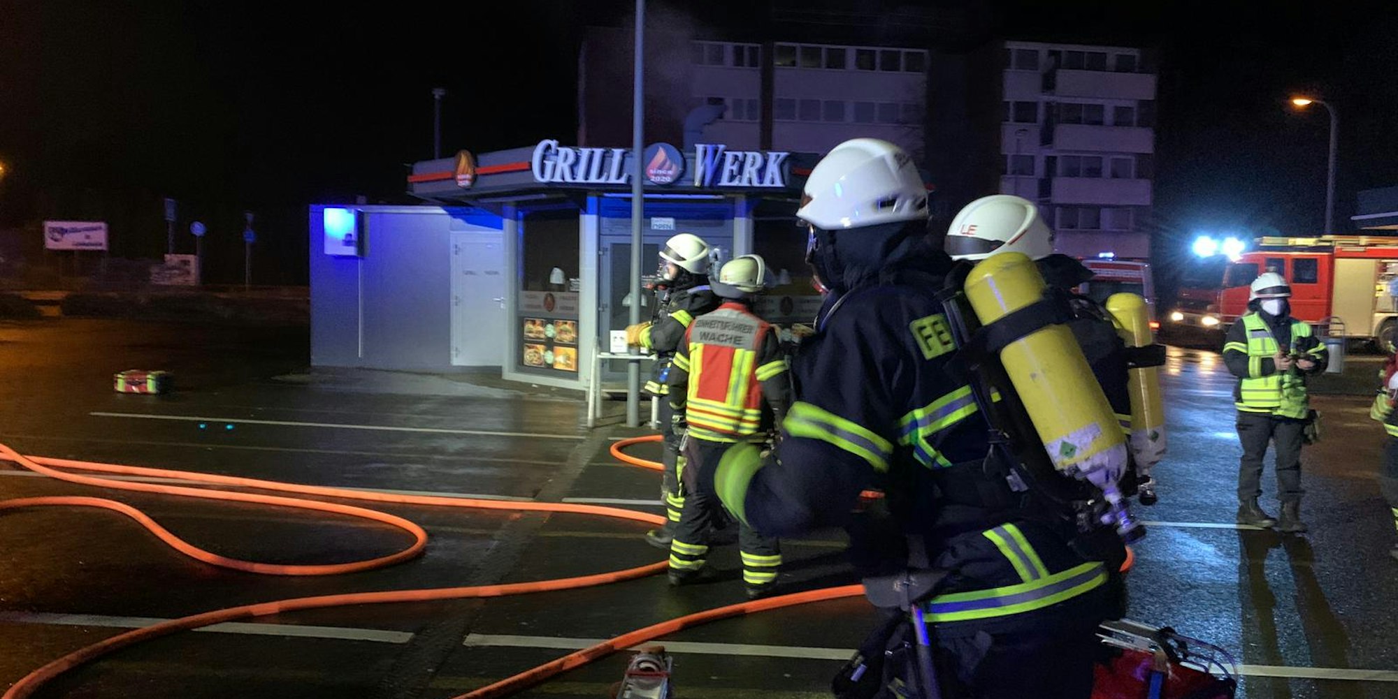 Feuer Imbissbude Erftstadt
