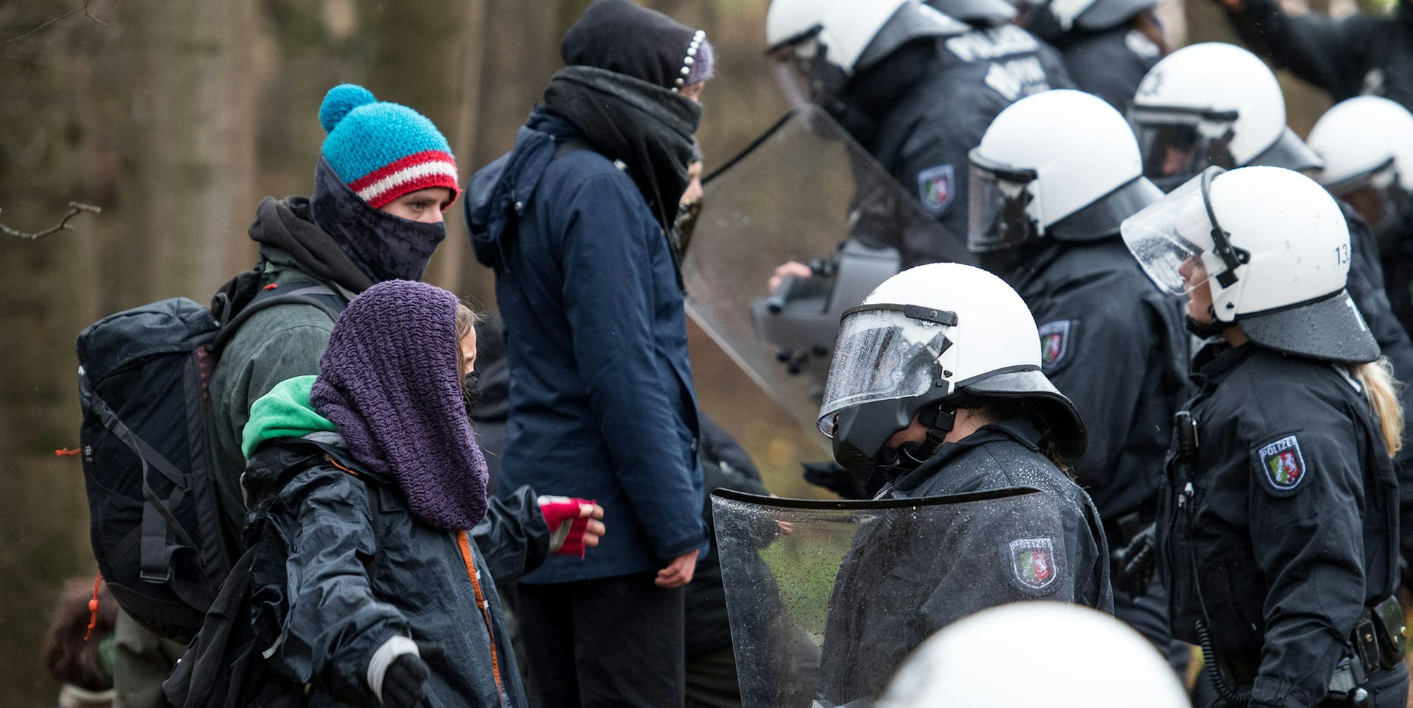 Auseinandersetzungen Hambacher Forst4