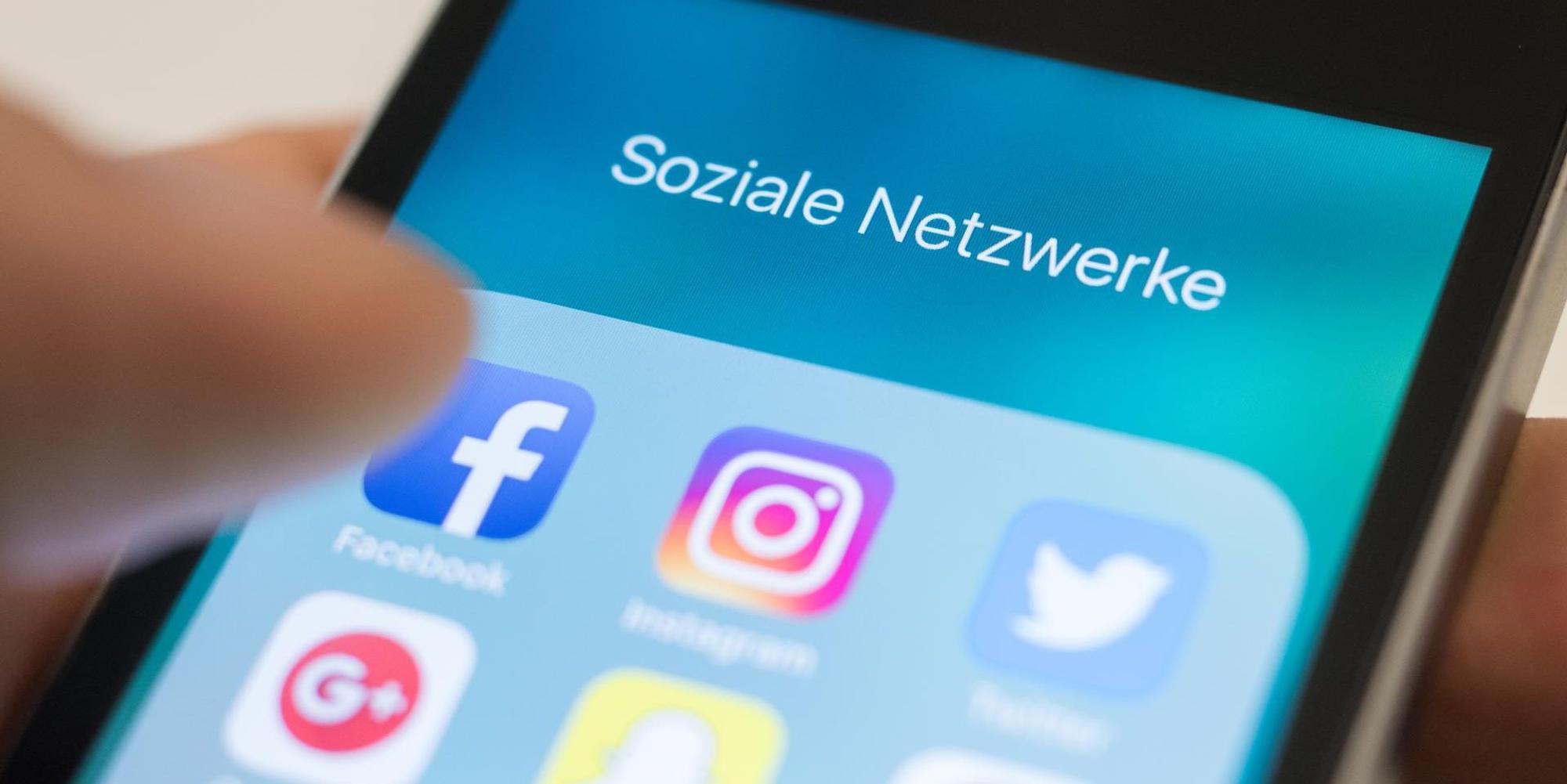 Soziale Netzwerke dpa