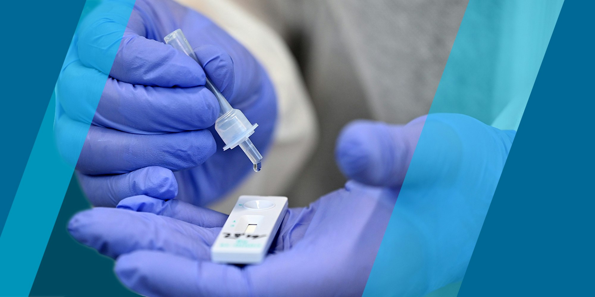 Symbolbildoptik-Corona-Schnelltest-dpa