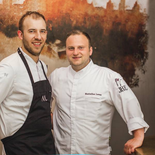 Maximilian Lorenz (re.) und Küchenchef Enrico Hirschfeld