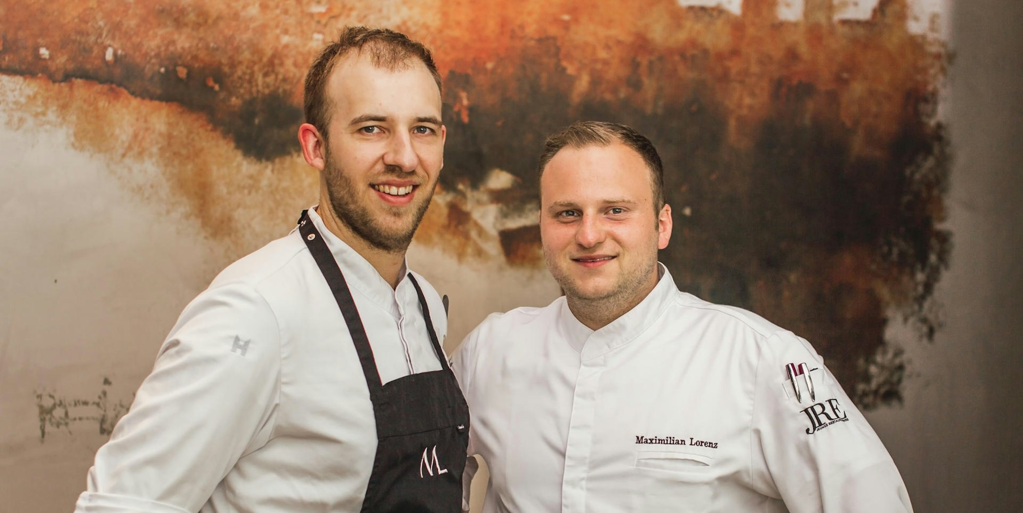 Maximilian Lorenz (re.) und Küchenchef Enrico Hirschfeld