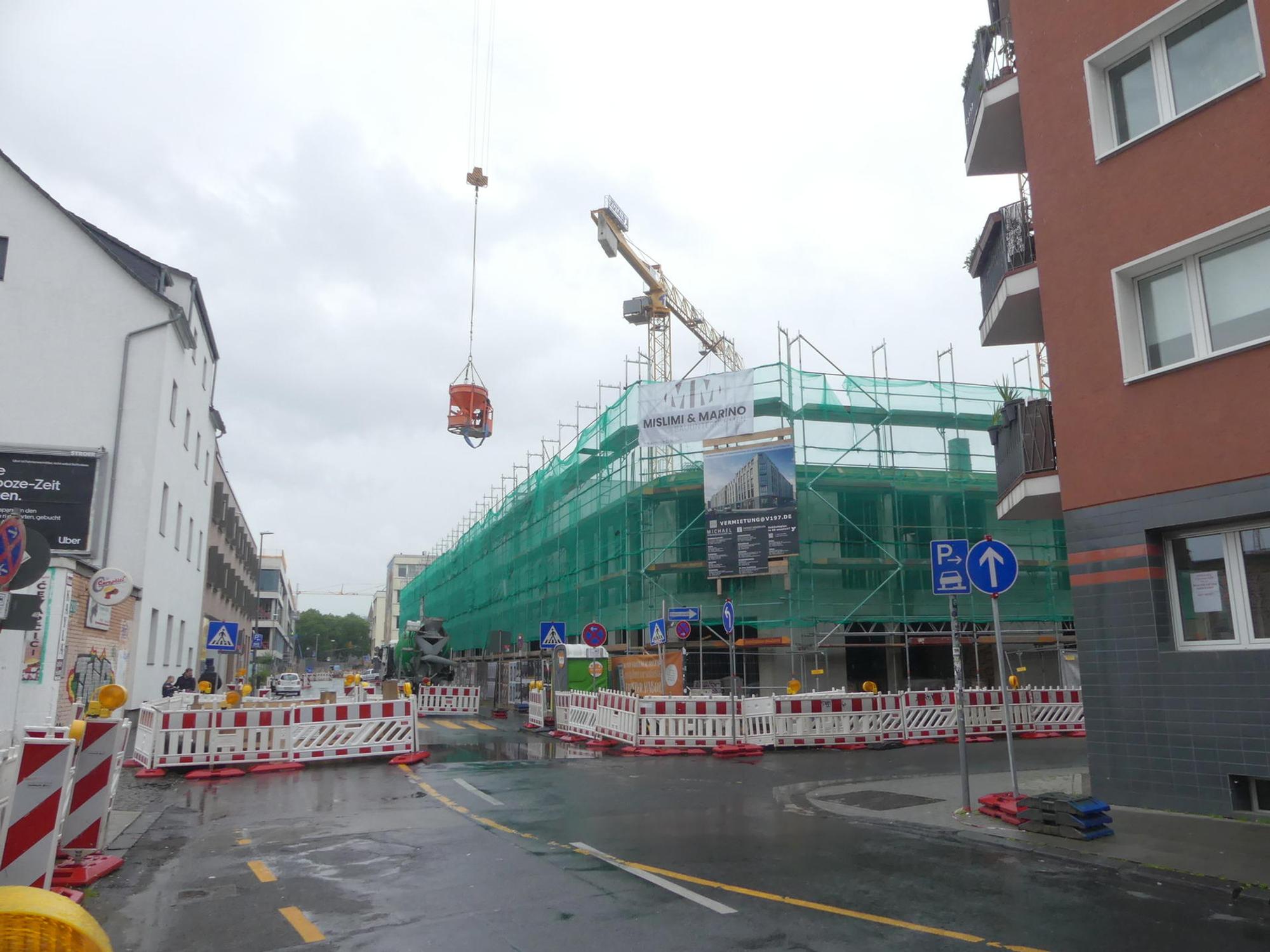 Bauprojekt Ehrenfeld roh