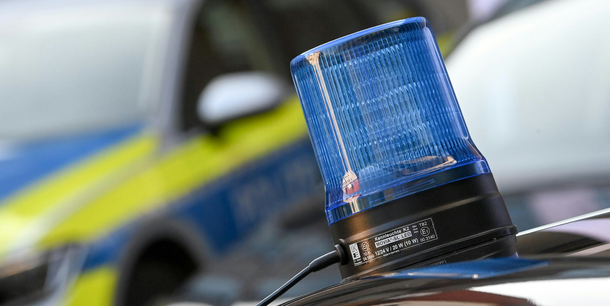 Blaulicht Polizei dpa
