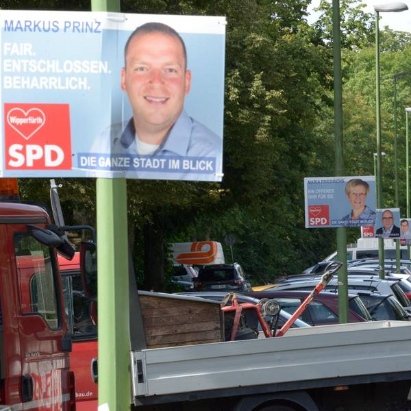 SPD-Plakate