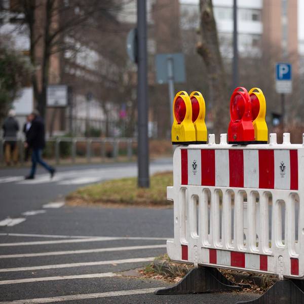 Drach-Prozess Absperrung in Köln