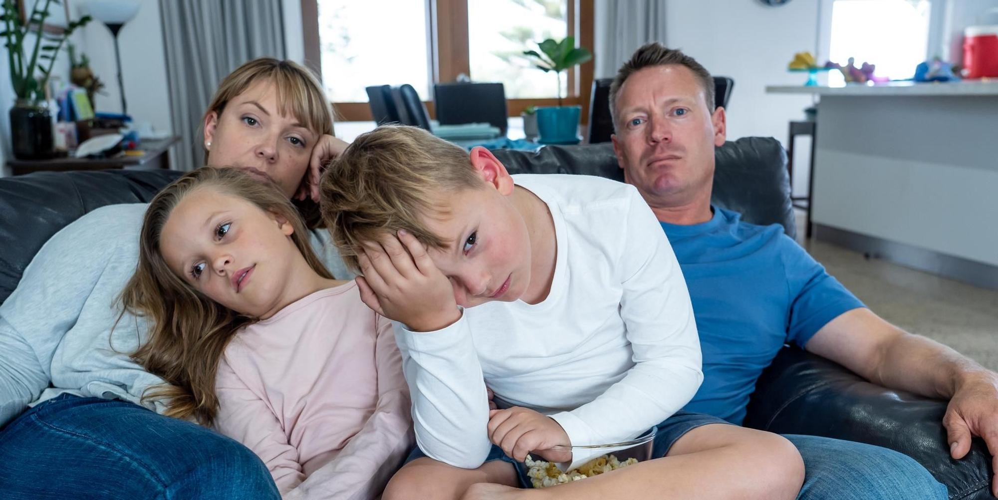 Familie im Lockdown Getty Images