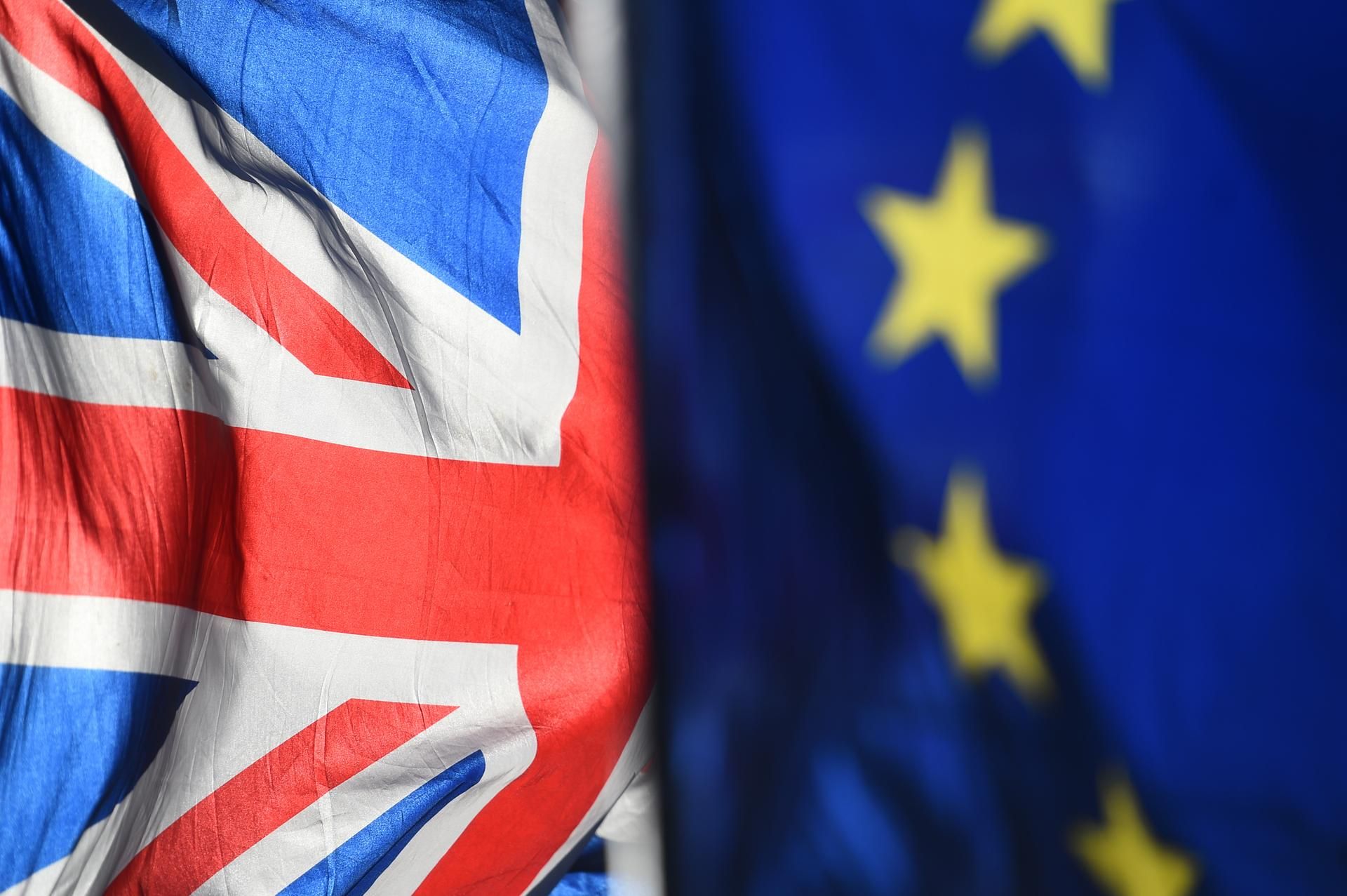 Brexit Flaggen EU
