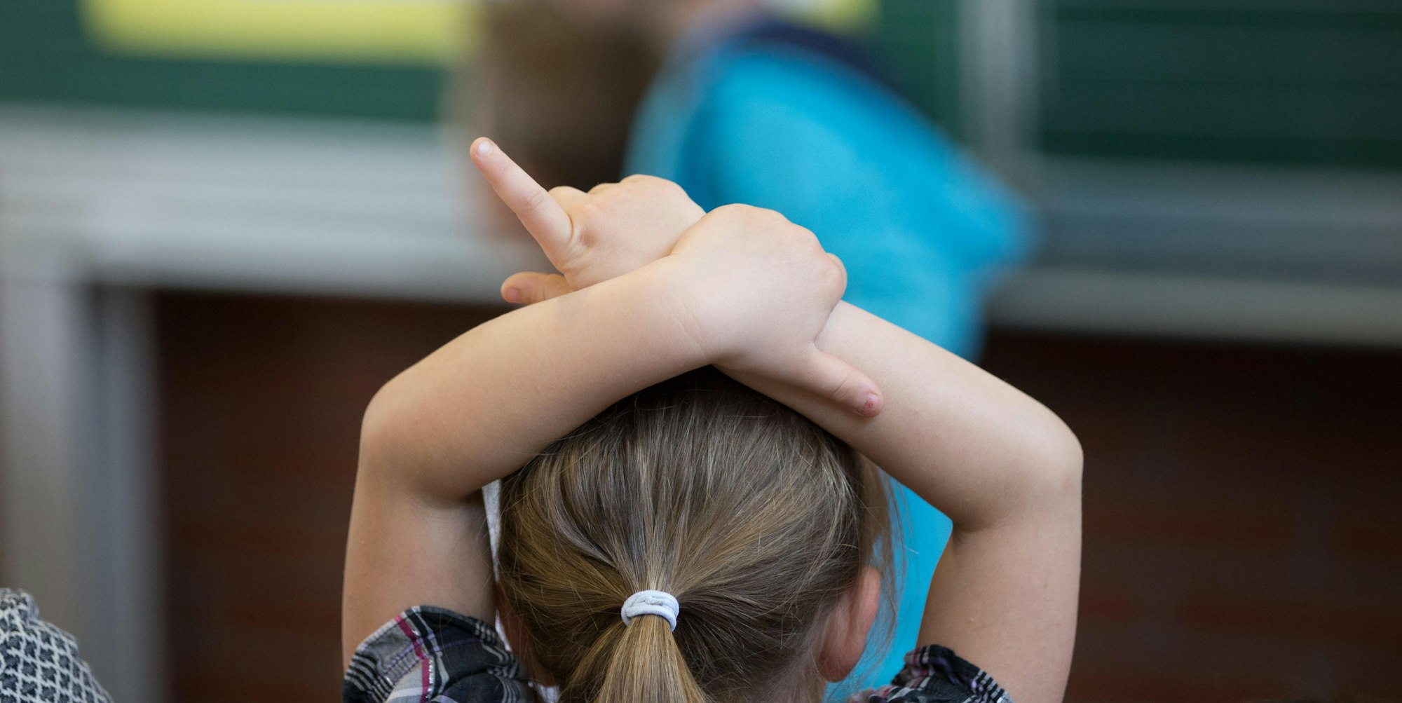 Mädchen in der Grundschule