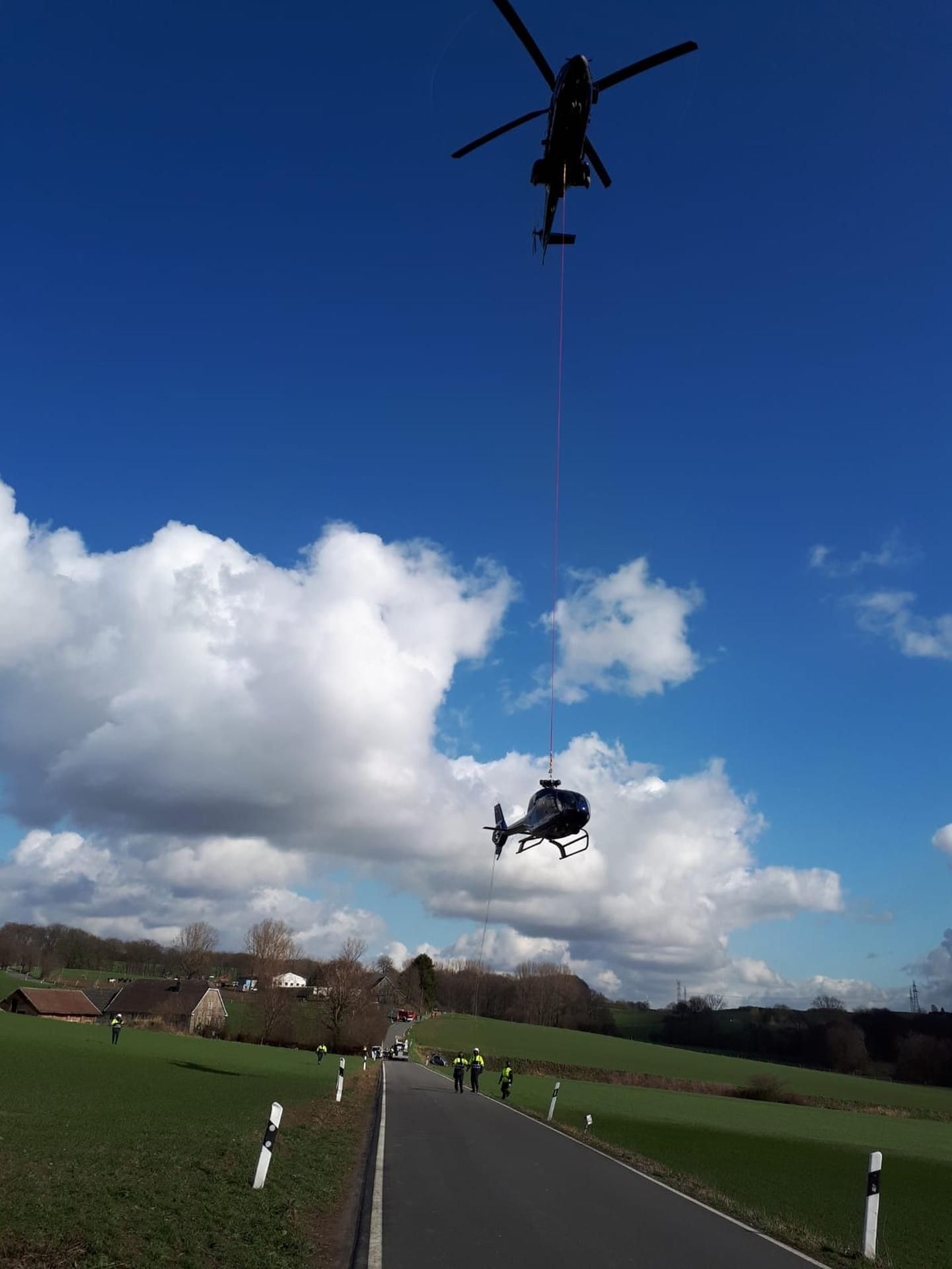 Hubschrauber-Bergung