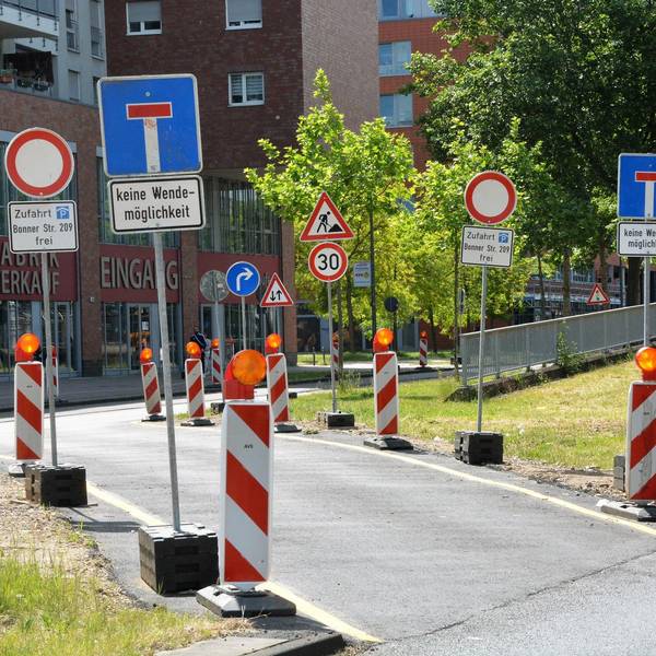 Baustelle Bonner Straße