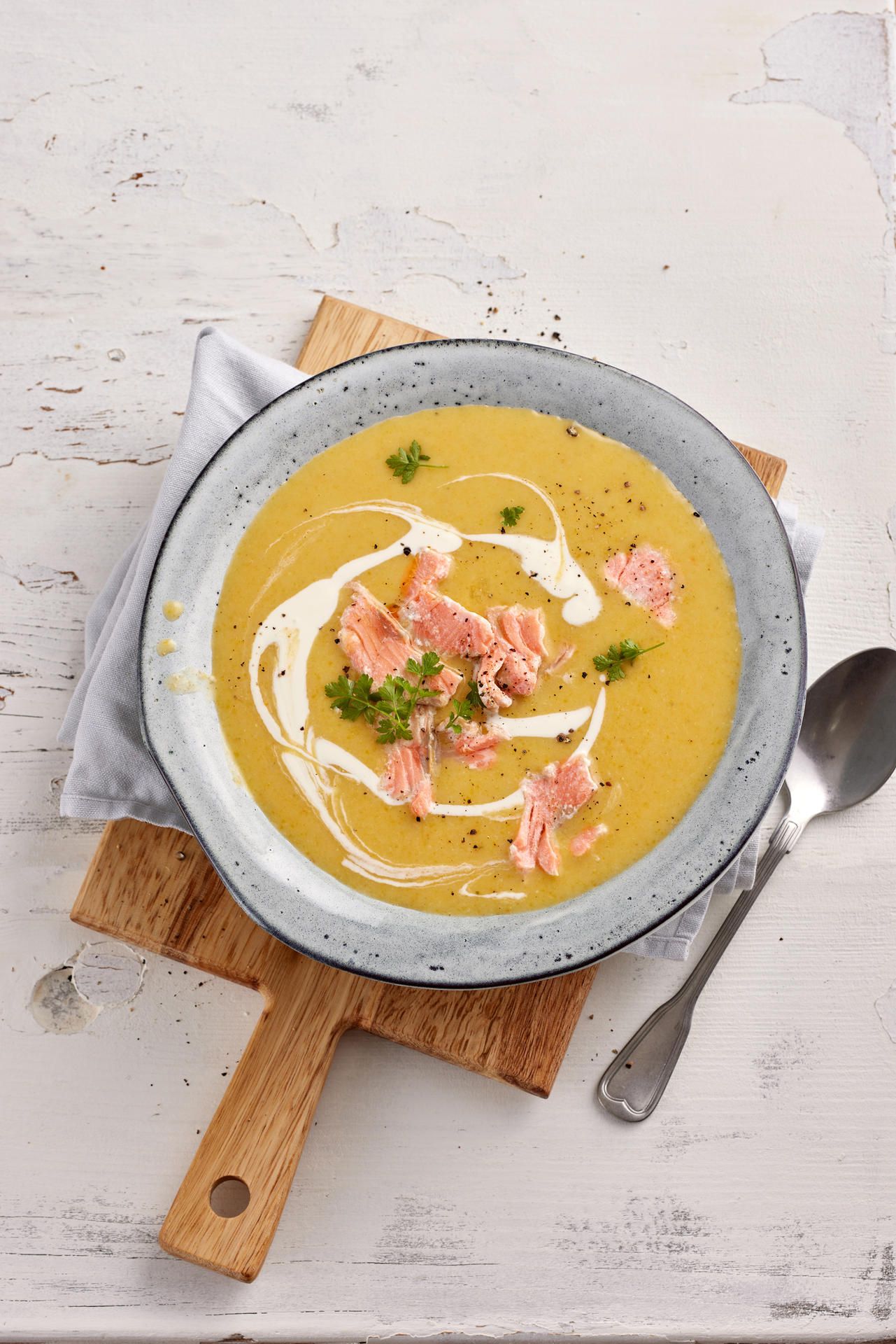 Hafer in Suppe