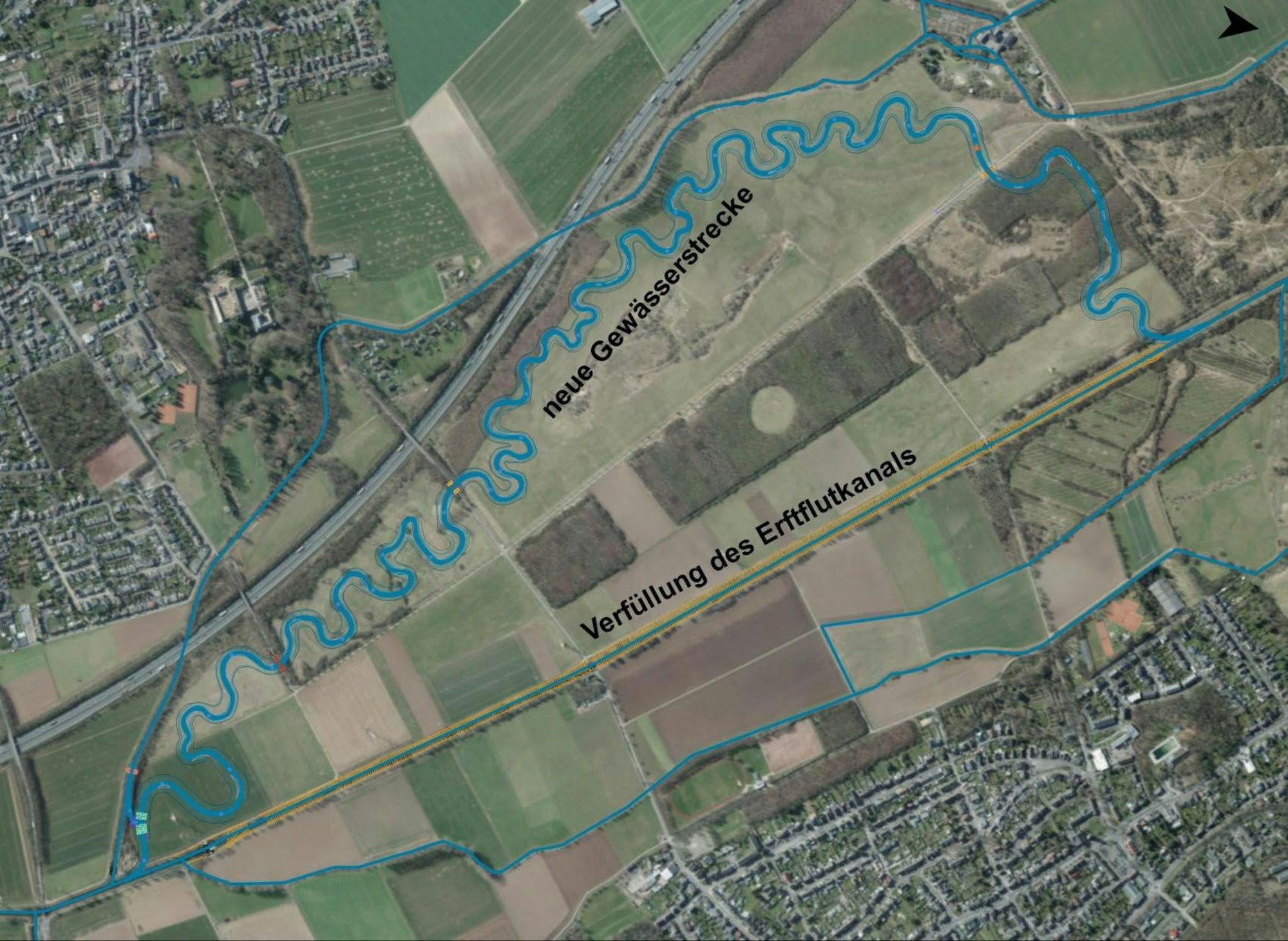 Erft Renaturierung Grafik