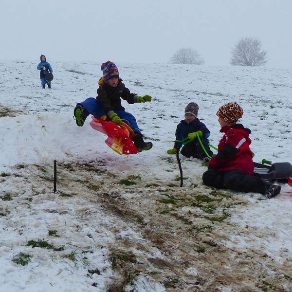 schnee schlitten wipperfürth