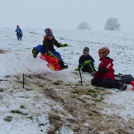 schnee schlitten wipperfürth