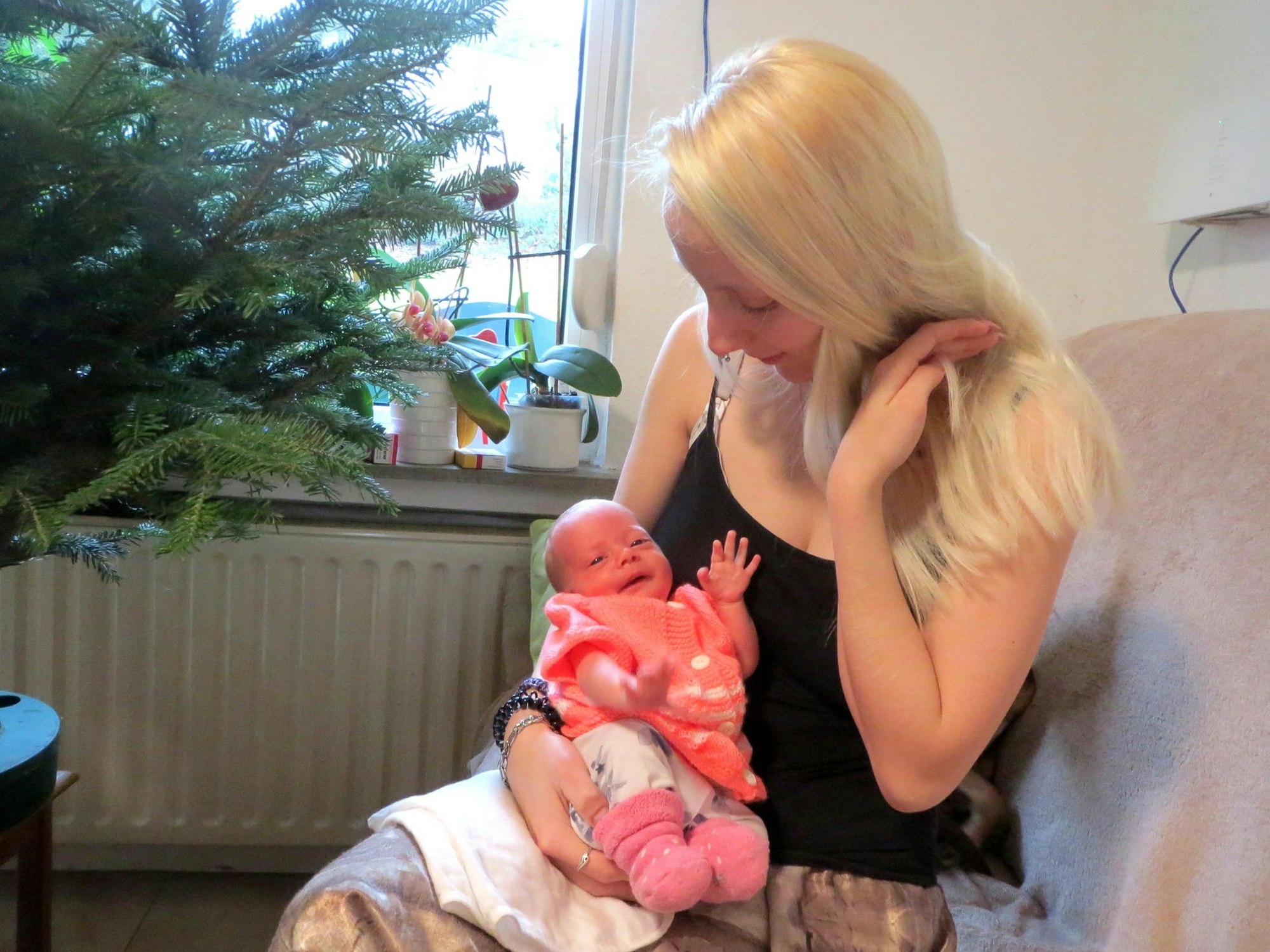 Joana Rinker und Baby