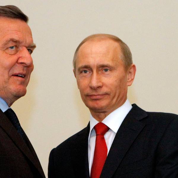 Schröder Putin 2009