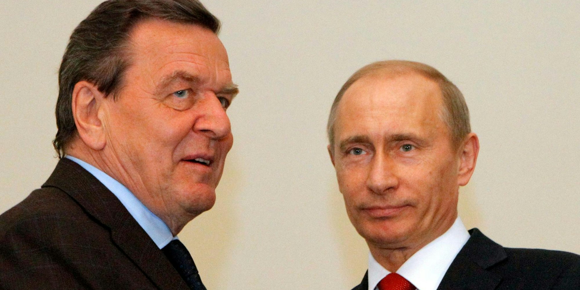 Schröder Putin 2009