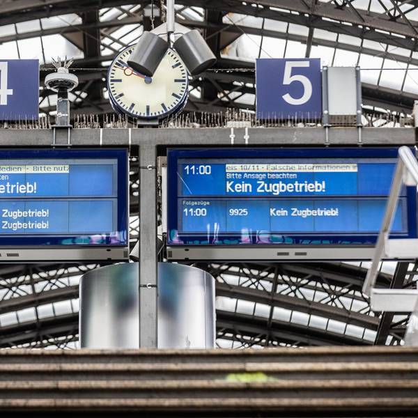 gesperrte Gleise Köln