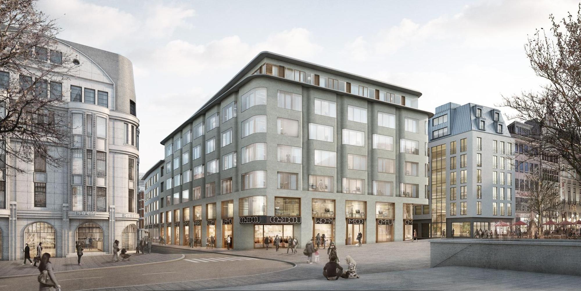 Visualisierung Laurenz-Carré_Perspektive Roncalliplatz