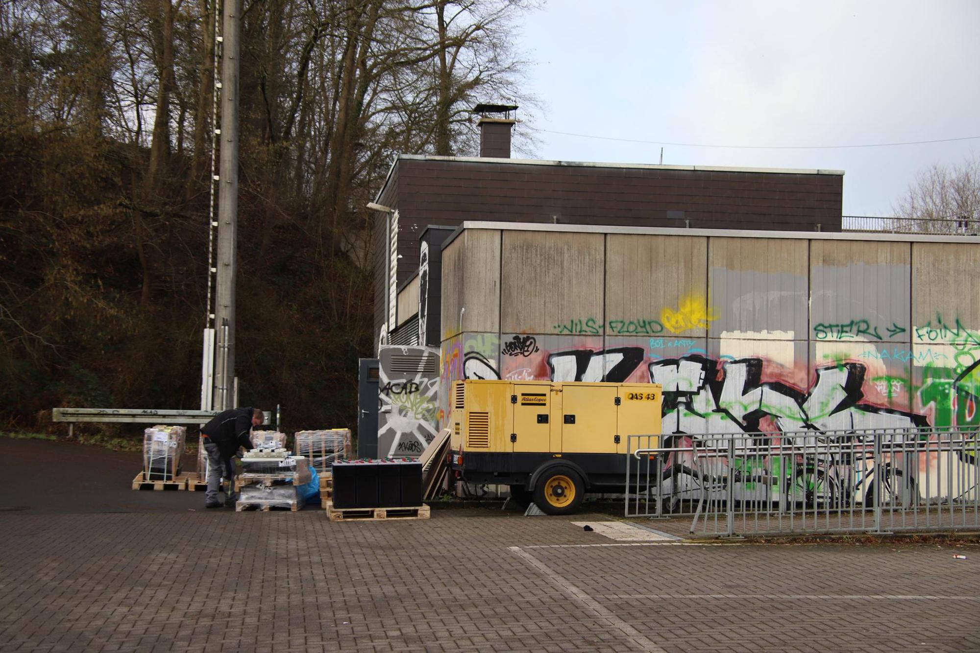 Arbeiten Stellwerk Blankenberg