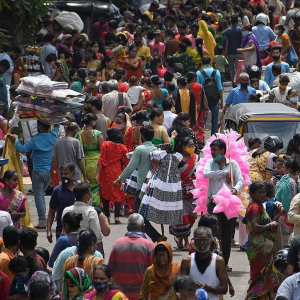 Wochenmarkt in Indien