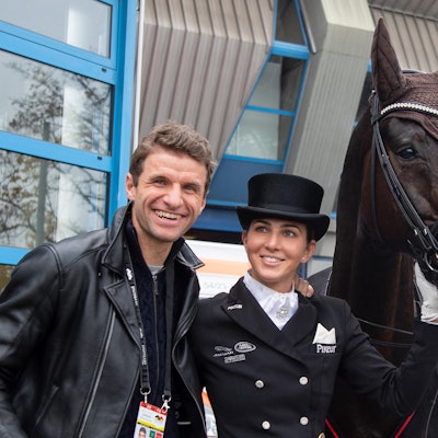 Thomas Müller mit Pferd