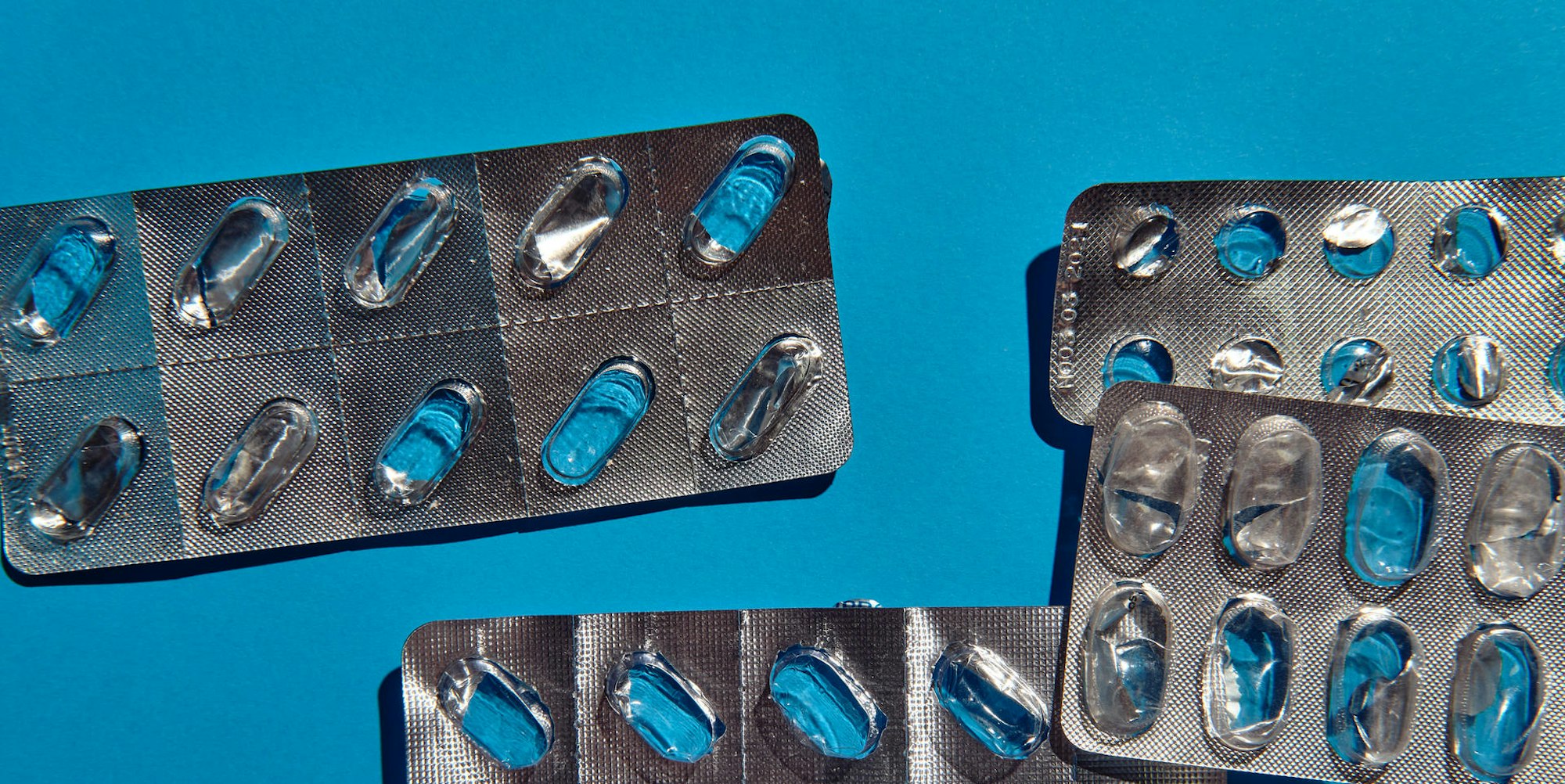 Tablettenverpackung leer