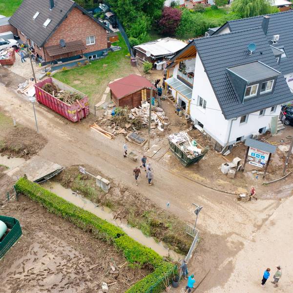 Unwetter Zerstörung Hennef