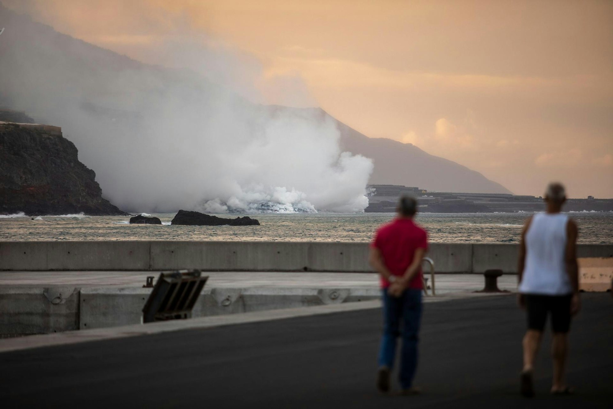 La Palma Menschen am Meer