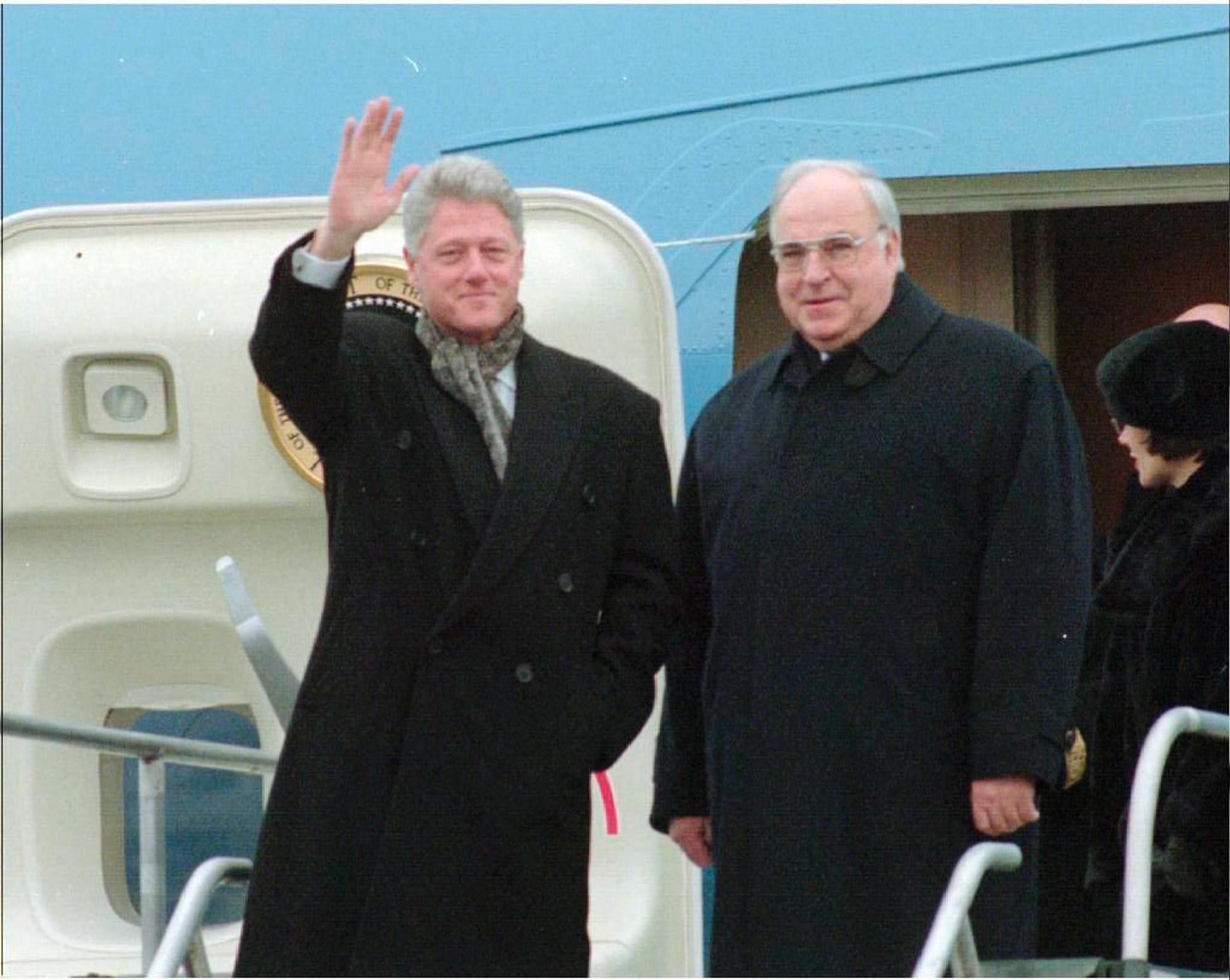 Bild Kohl Clinton
