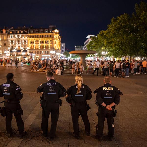 Frankfurt Opernplatz Polizei