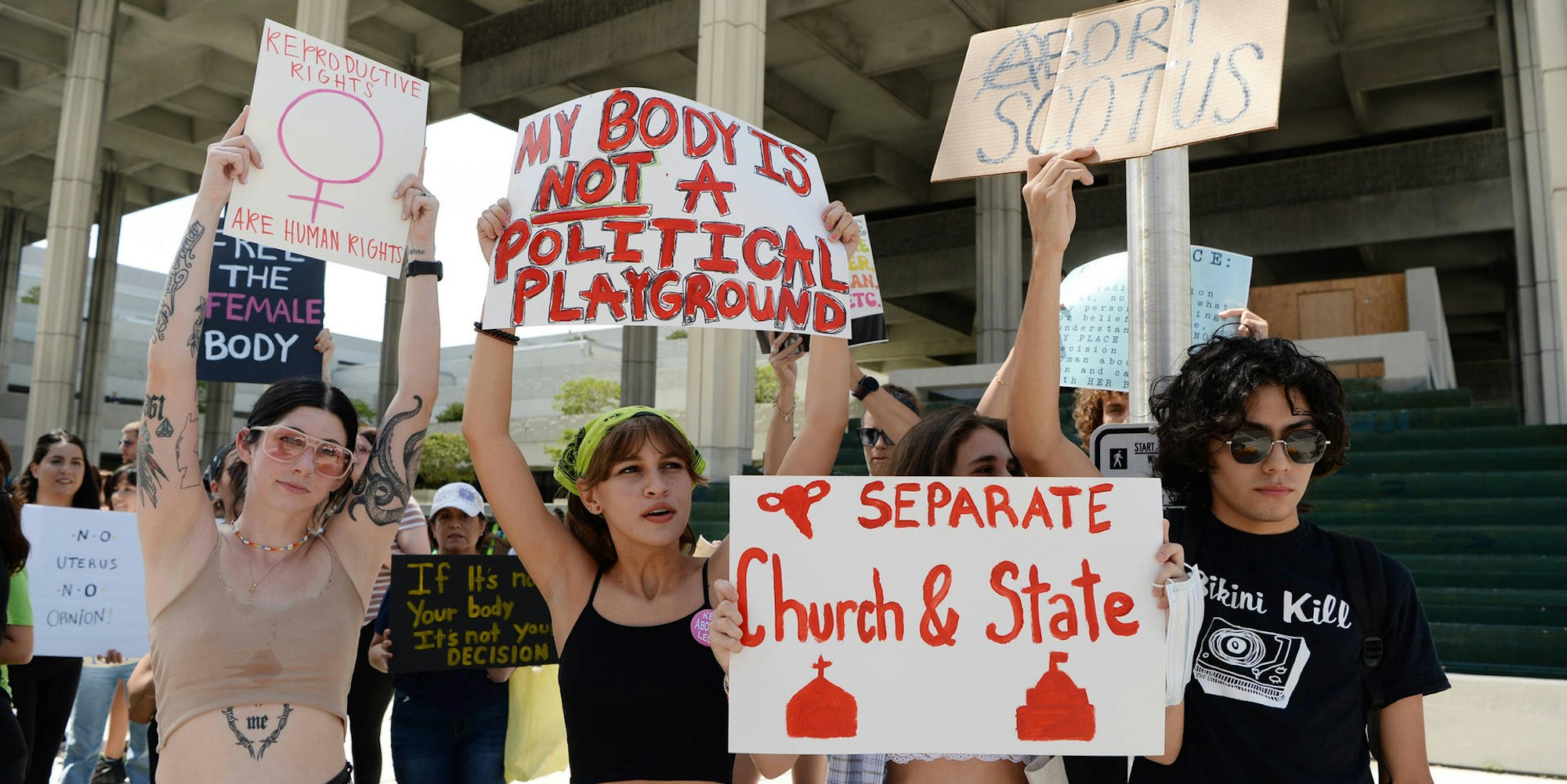 Pro-Abtreibungs Protest Flordia imago