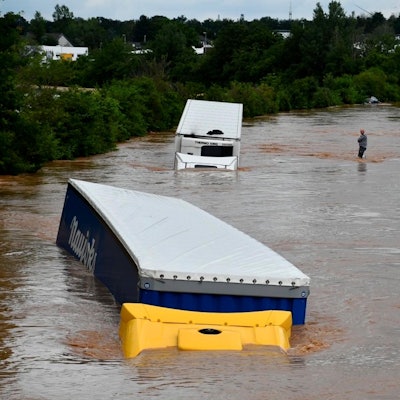 B265 während der Flut