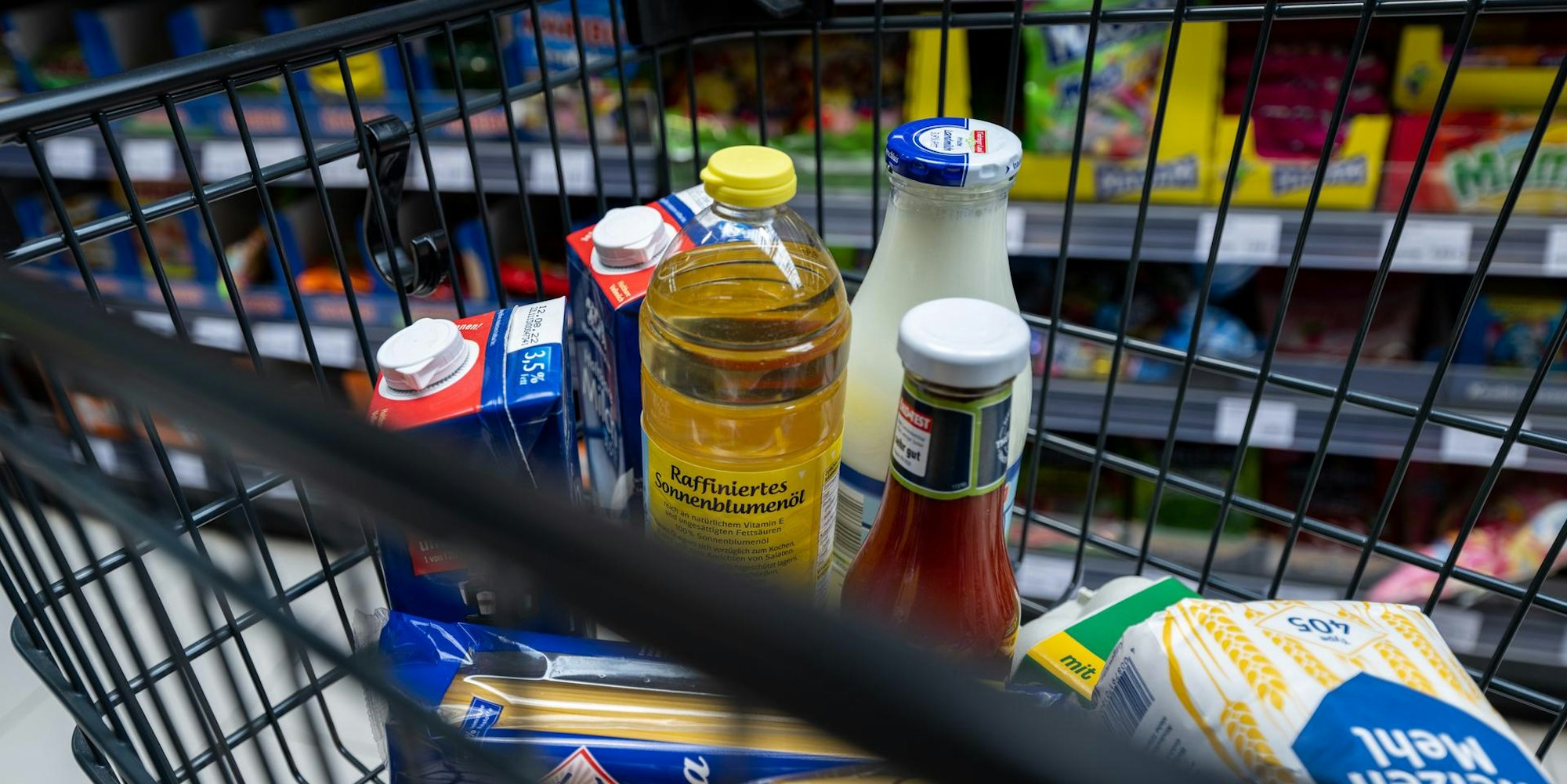 EInkaufswagen dpa Einkaufen