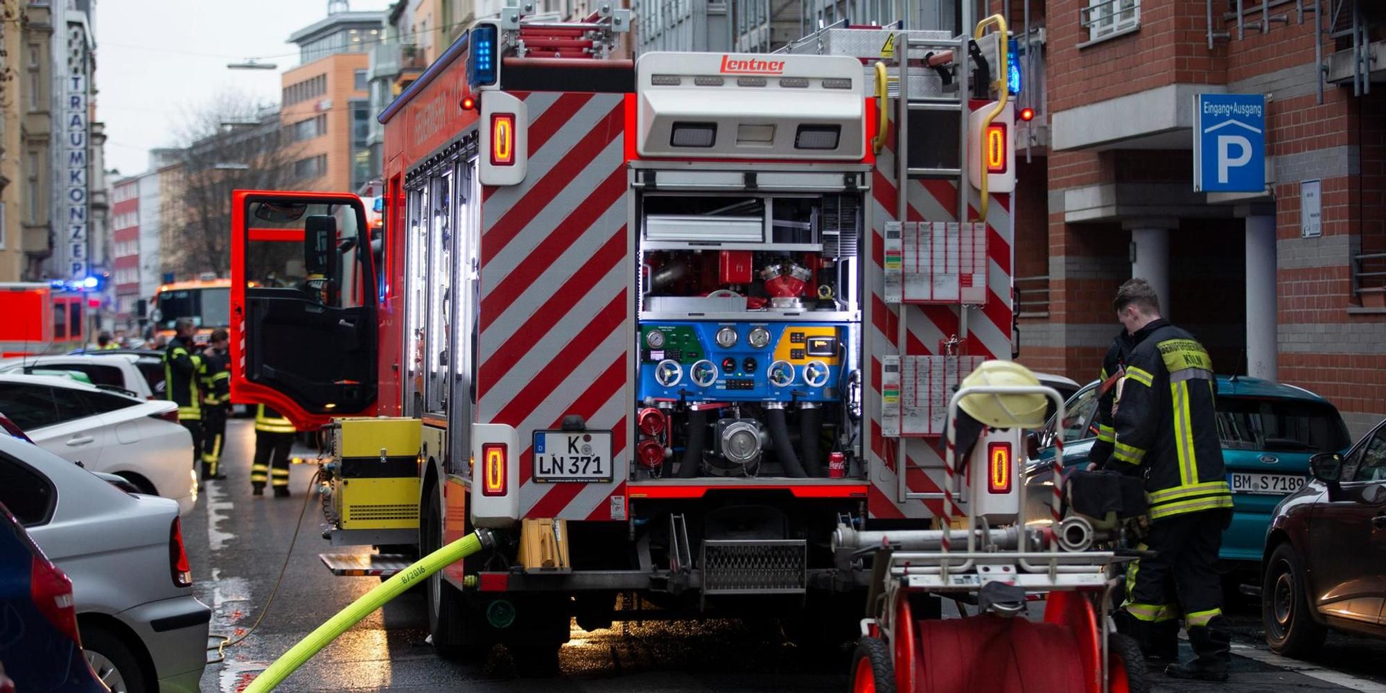 Brand Tiefgarage