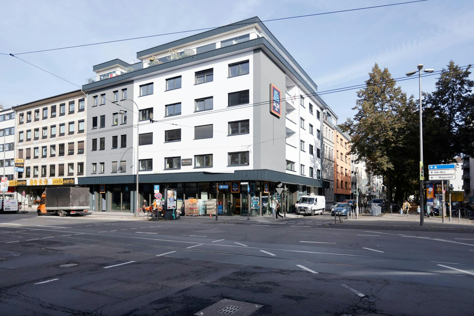 Aldis kleinste Filiale in Köln