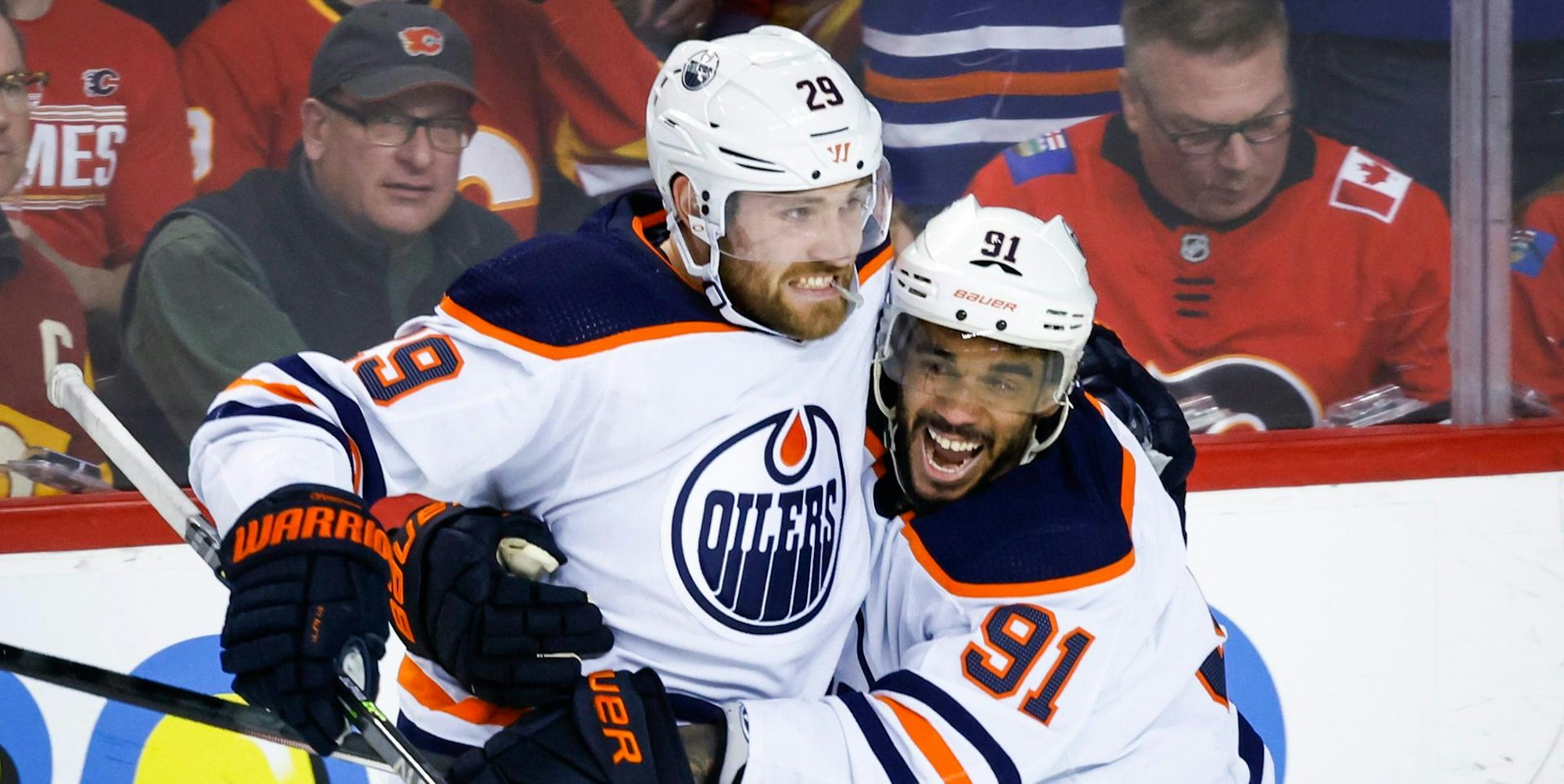 Leon Draisaitl jubelt