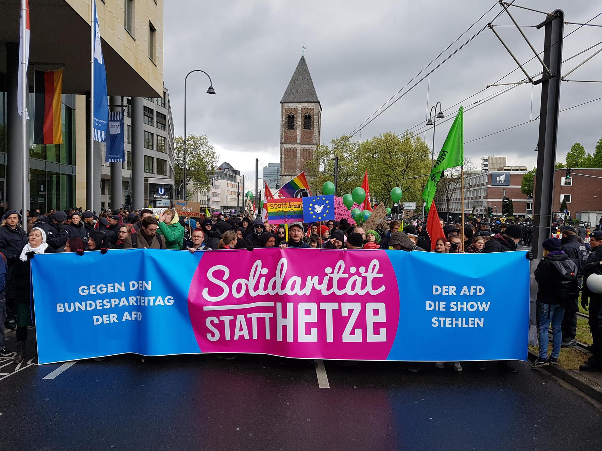 Solidrität statt Hetze