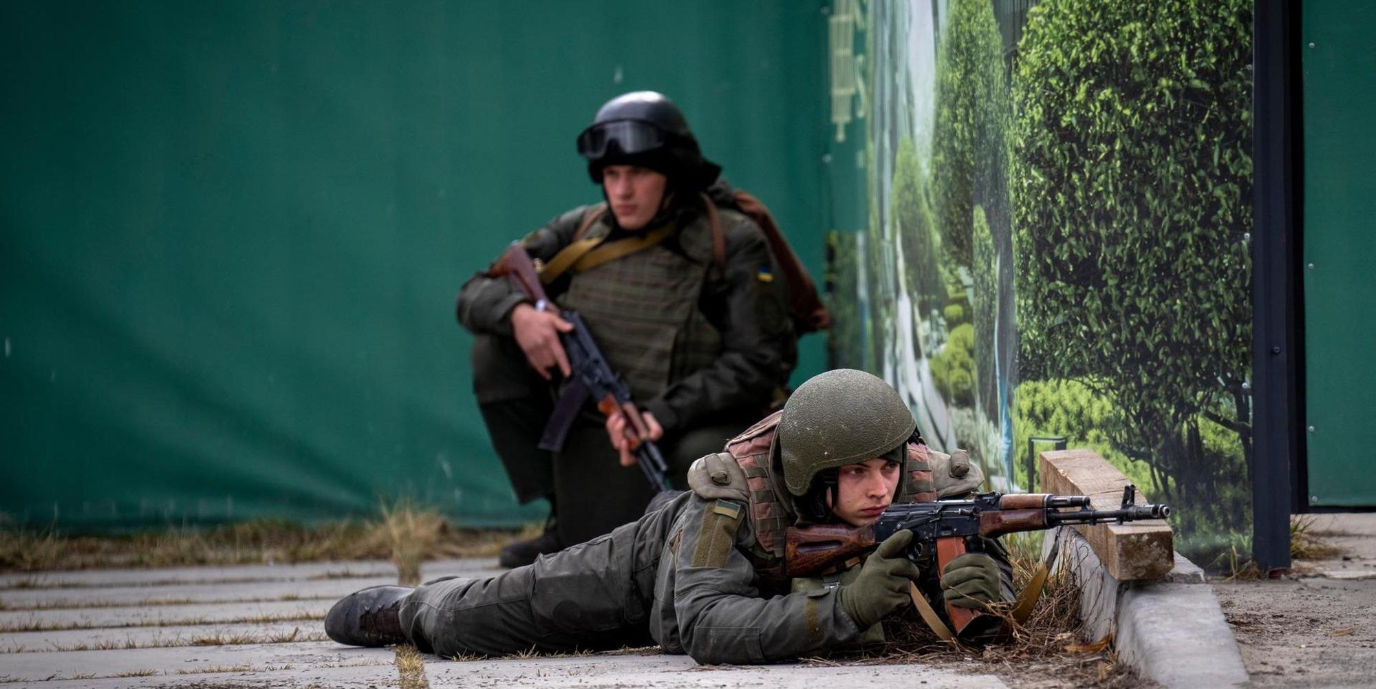 Ukrainische Soldaten