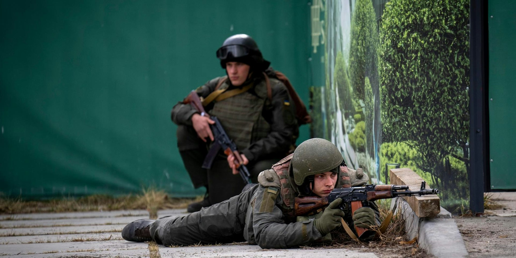 Ukrainische Soldaten