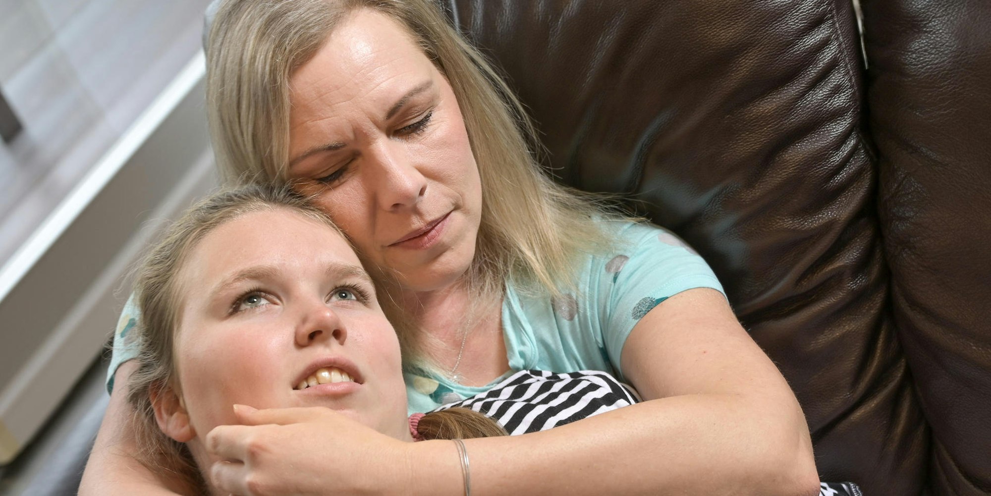 Kinderdemenz Vanessa und Mutter Madeleine