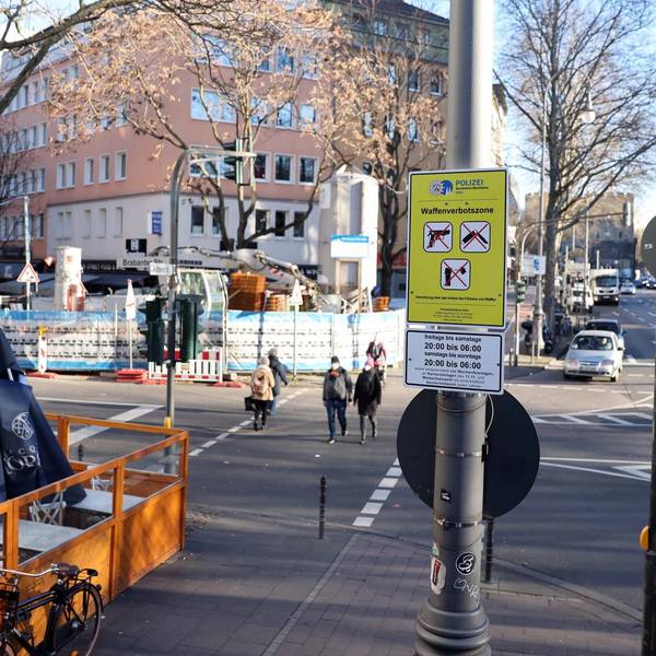 Waffenverbotszone Köln PIC