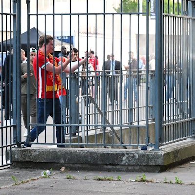 CL-Finale Polizei Spray