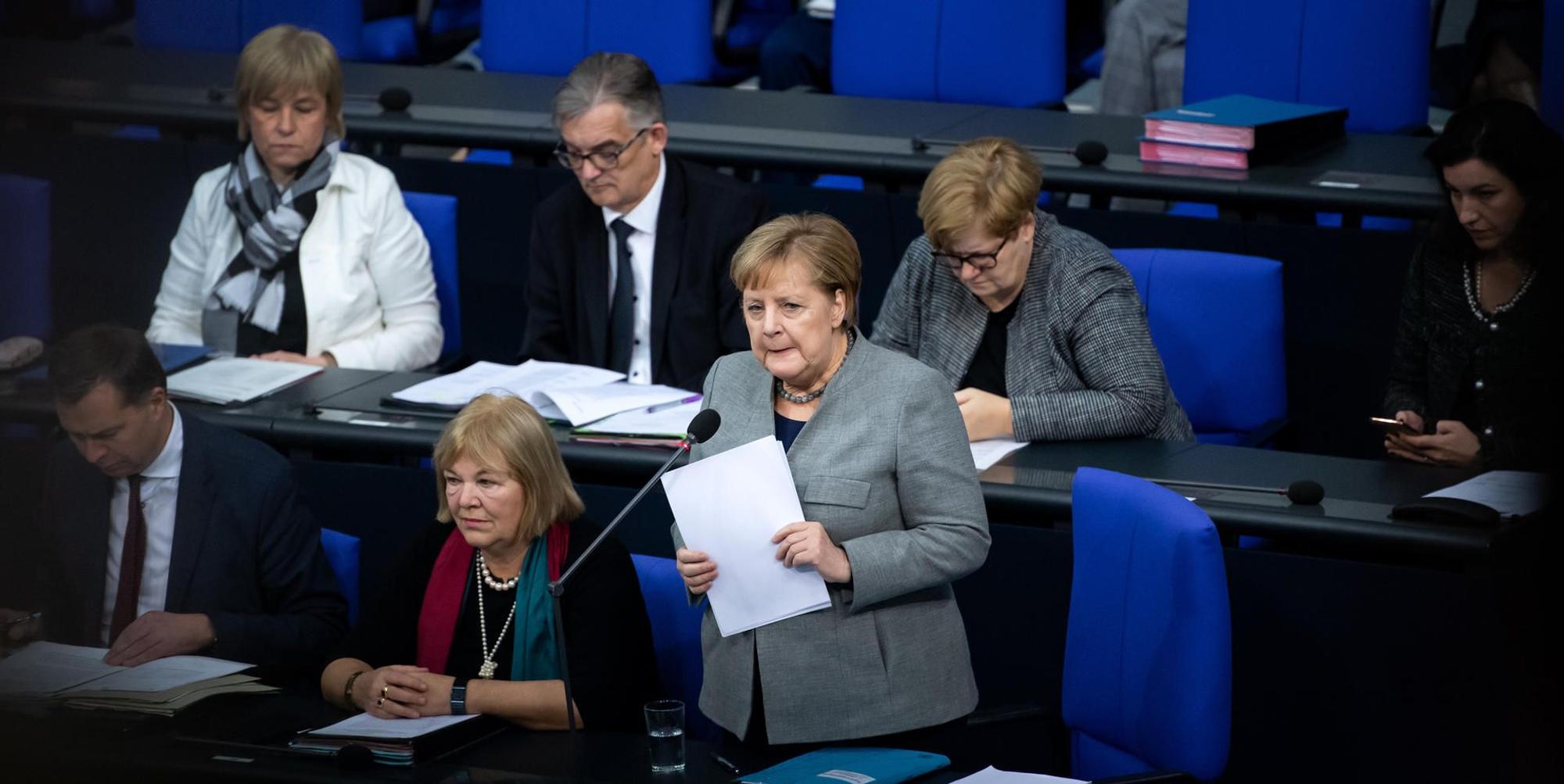 Angela Merkel Regierungsbefragung
