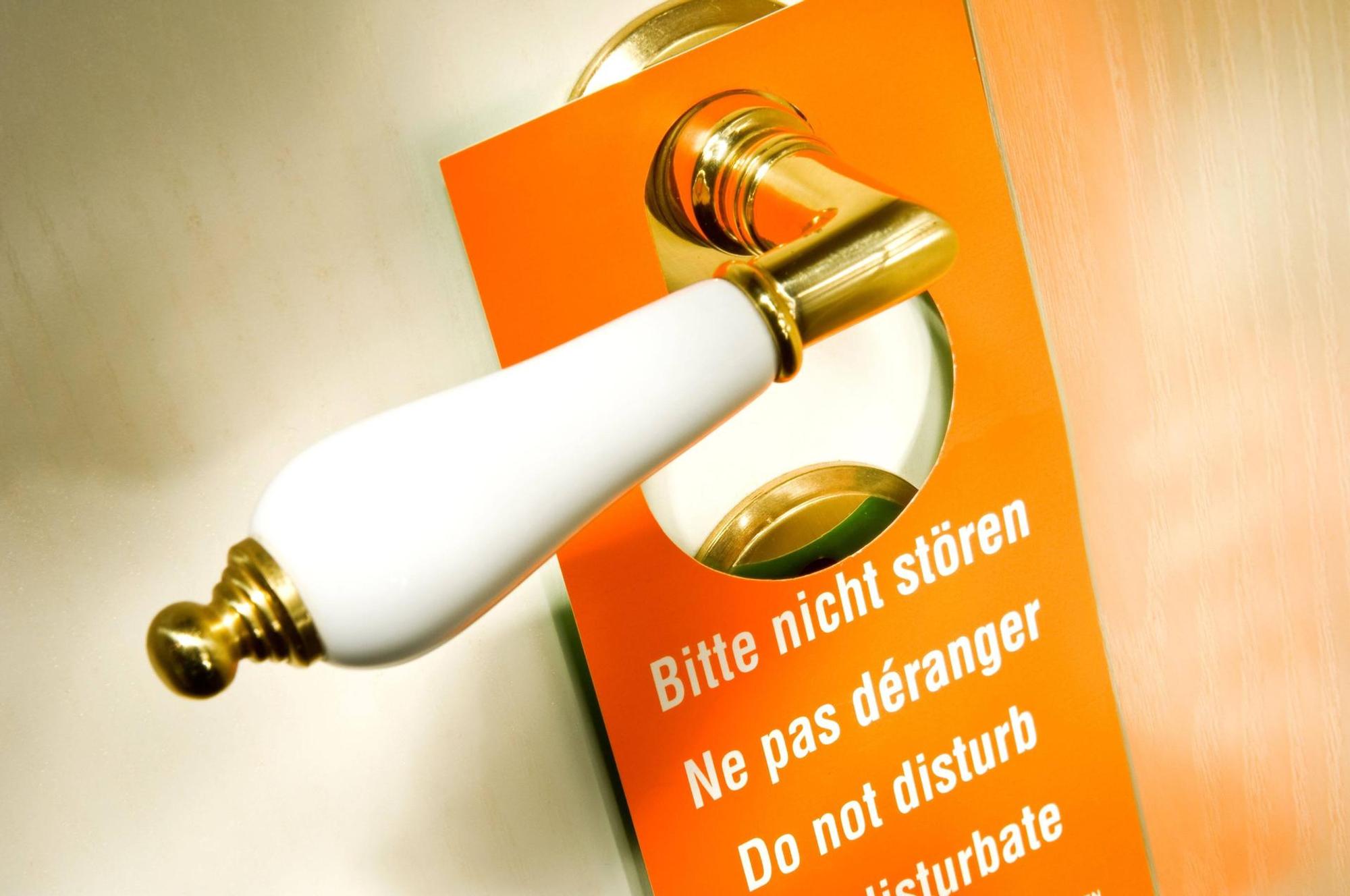 Bitte nicht stören Hotelschild
